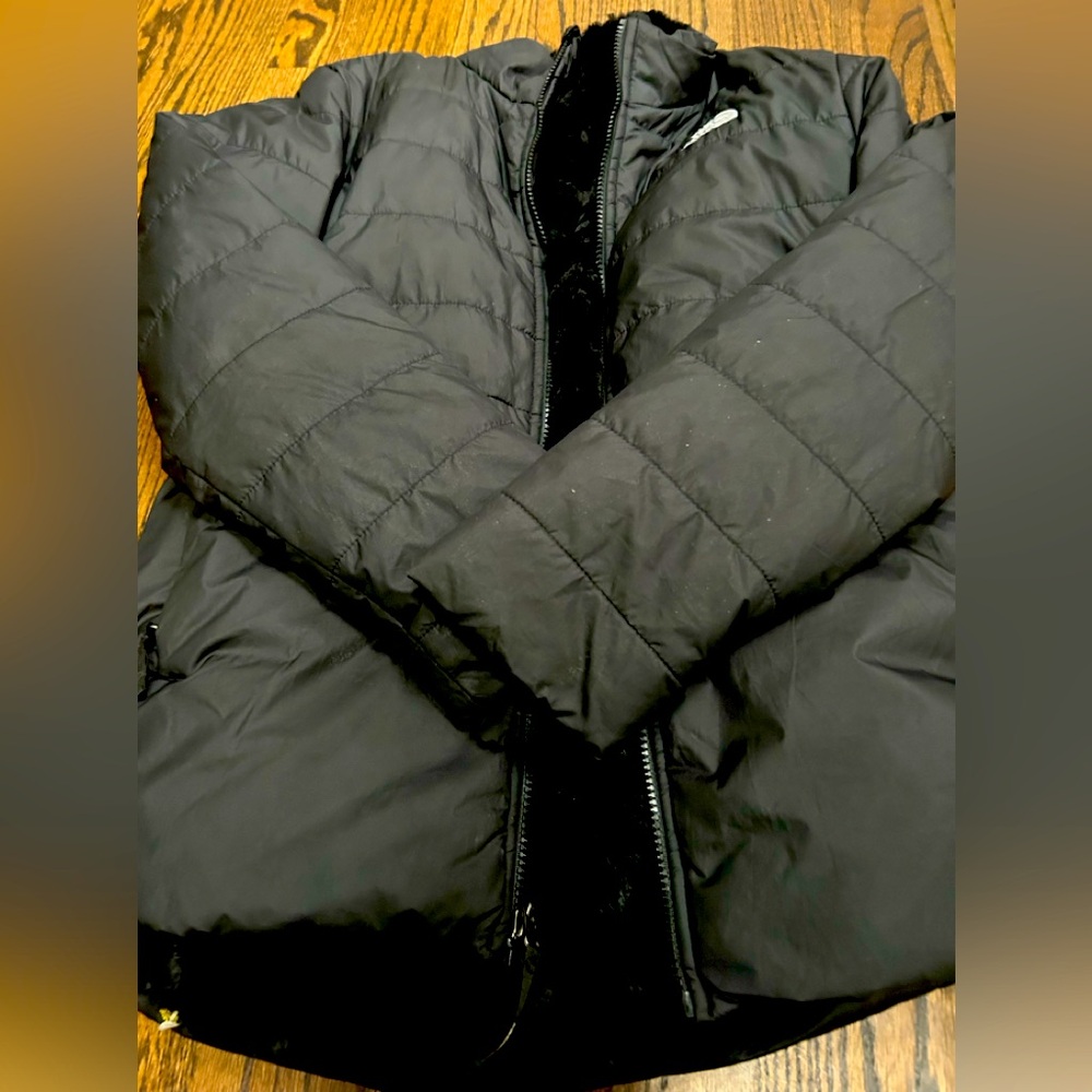 North Face Girls Reversible Mossbud  XL jacket